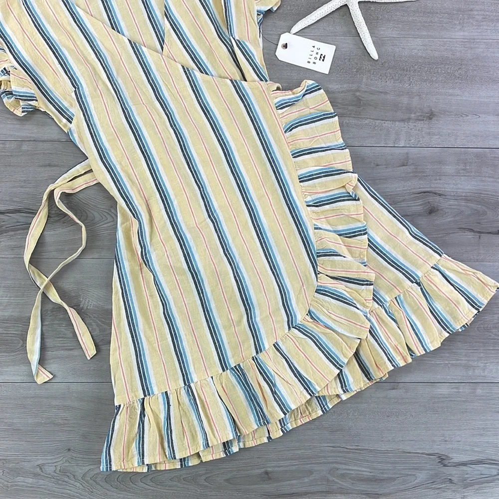 🔆BILLABONG🔆 WRAP AND ROLL WRAP DRESS - Picture 8 of 16